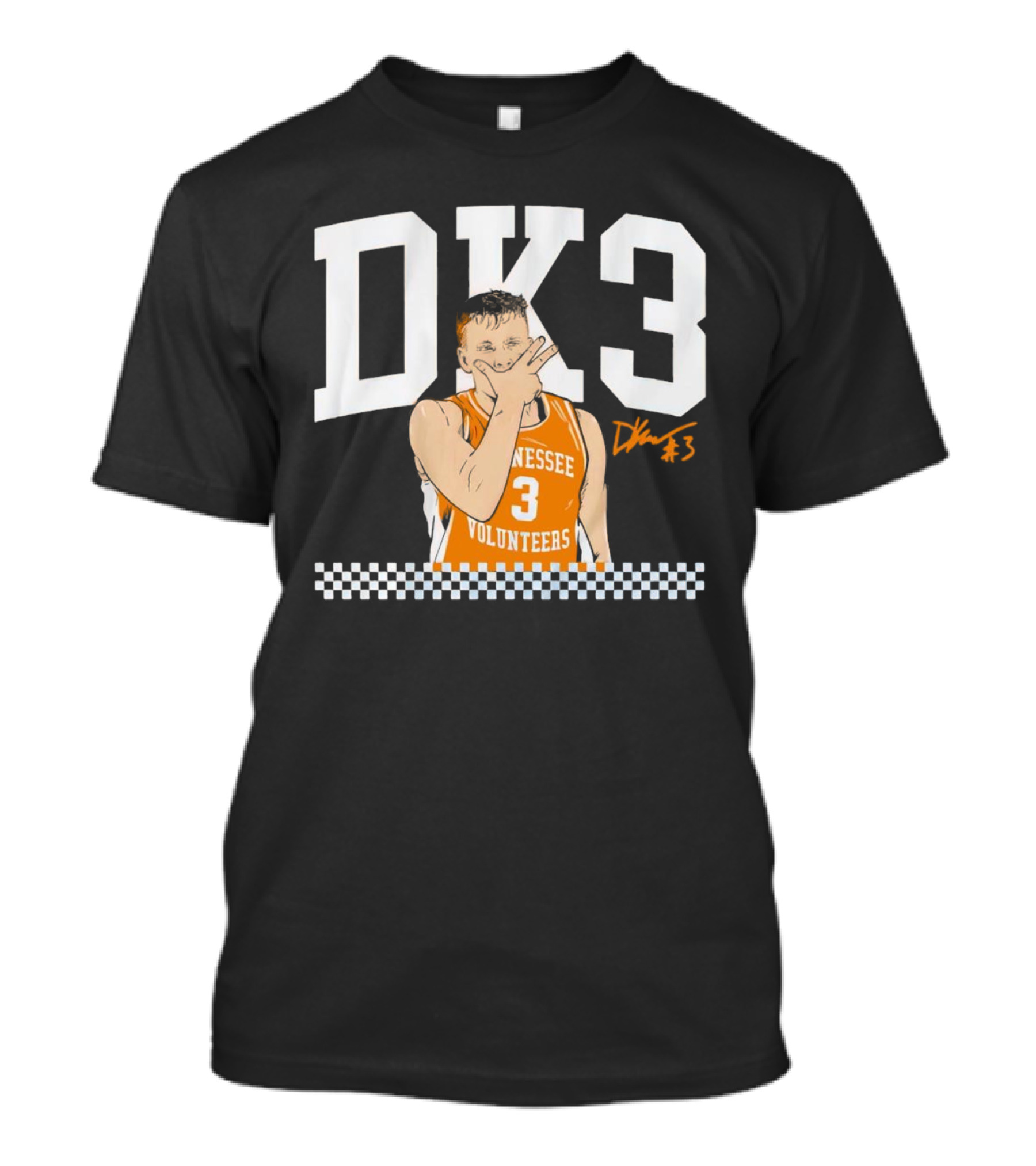 Tennessee Volunteers Basketball DK3 Dalton Knecht #3 T-Shirt