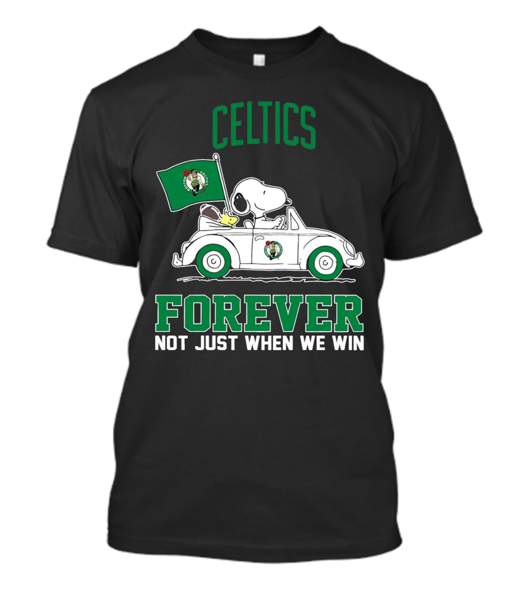 Celtics Snoopy Forever Not Just When We Win T-Shirt