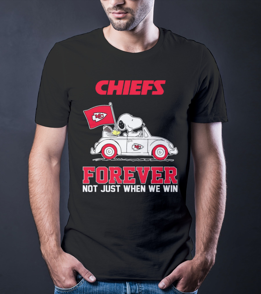 Chiefs Snoopy Forever Not Just When We Win T-Shirt