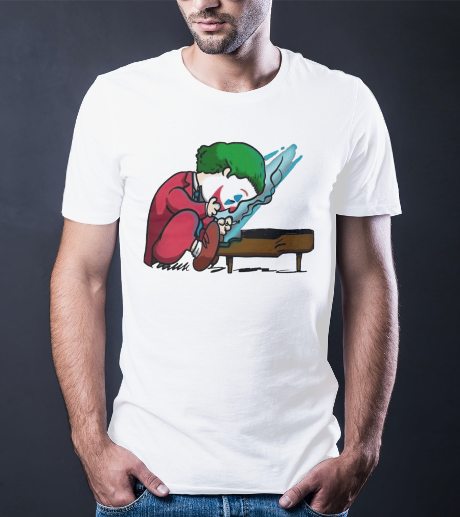 Joker Playing The Piano In Peanuts Charlie Brown T-Shirt