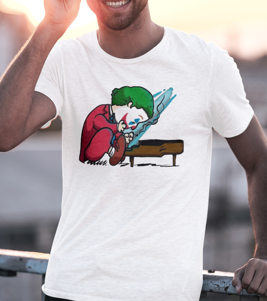 Joker Playing The Piano In Peanuts Charlie Brown T-Shirt