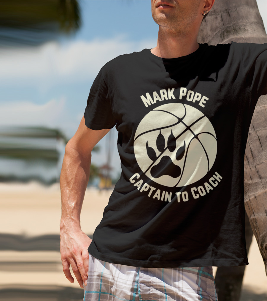 Mark Pope Captain To Coach Kentucky Basketball Legend T-Shirt