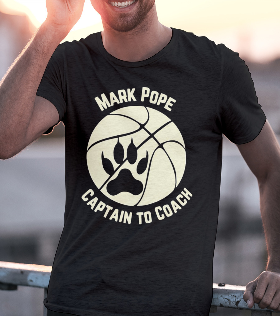 Mark Pope Captain To Coach Kentucky Basketball Legend T-Shirt