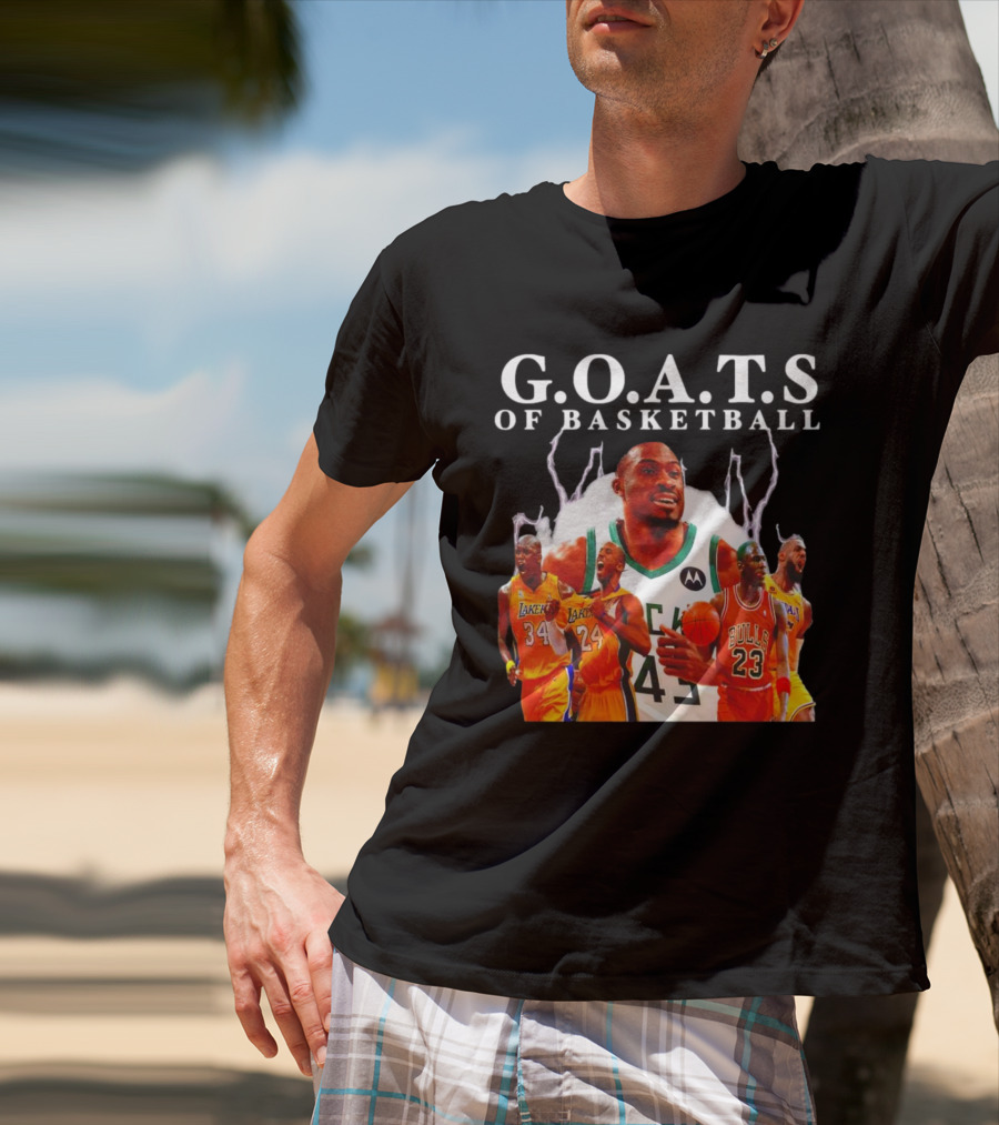 G.O.A.T.S Of Basketball NBA Players Legends T-Shirt