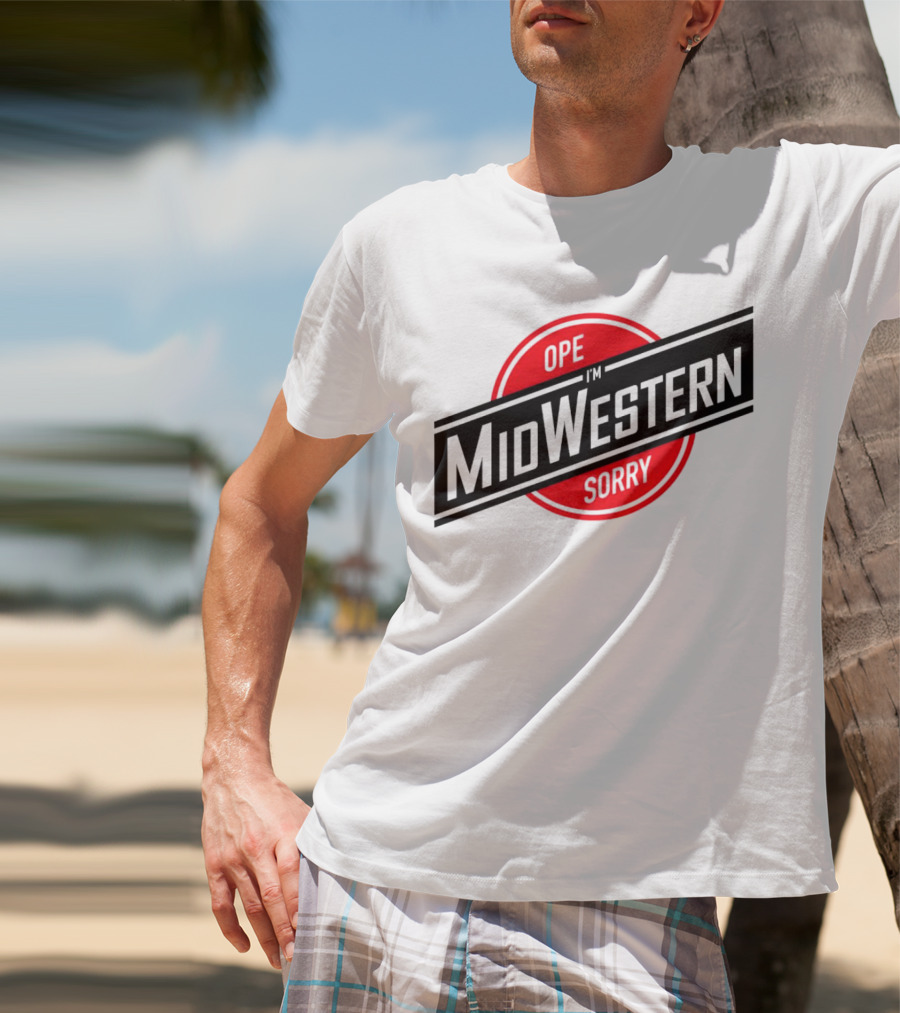 Ope I'm Sorry Midwestern Red Circle T-Shirt