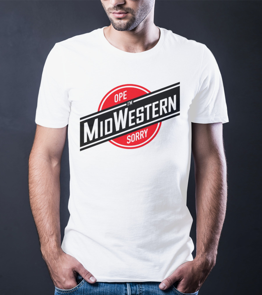 Ope I'm Sorry Midwestern Red Circle T-Shirt