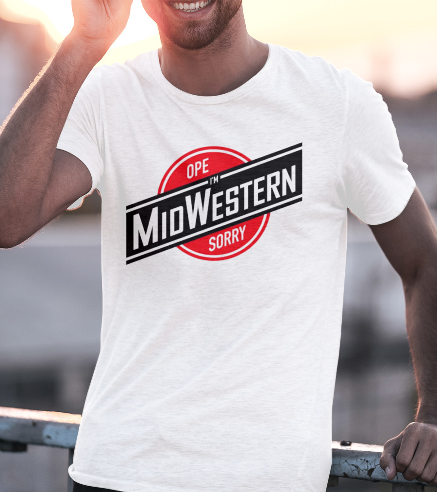 Ope I'm Sorry Midwestern Red Circle T-Shirt