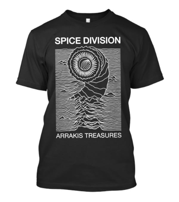 Spice Division Arrakis Treasures Line Art Sandworm T-Shirt