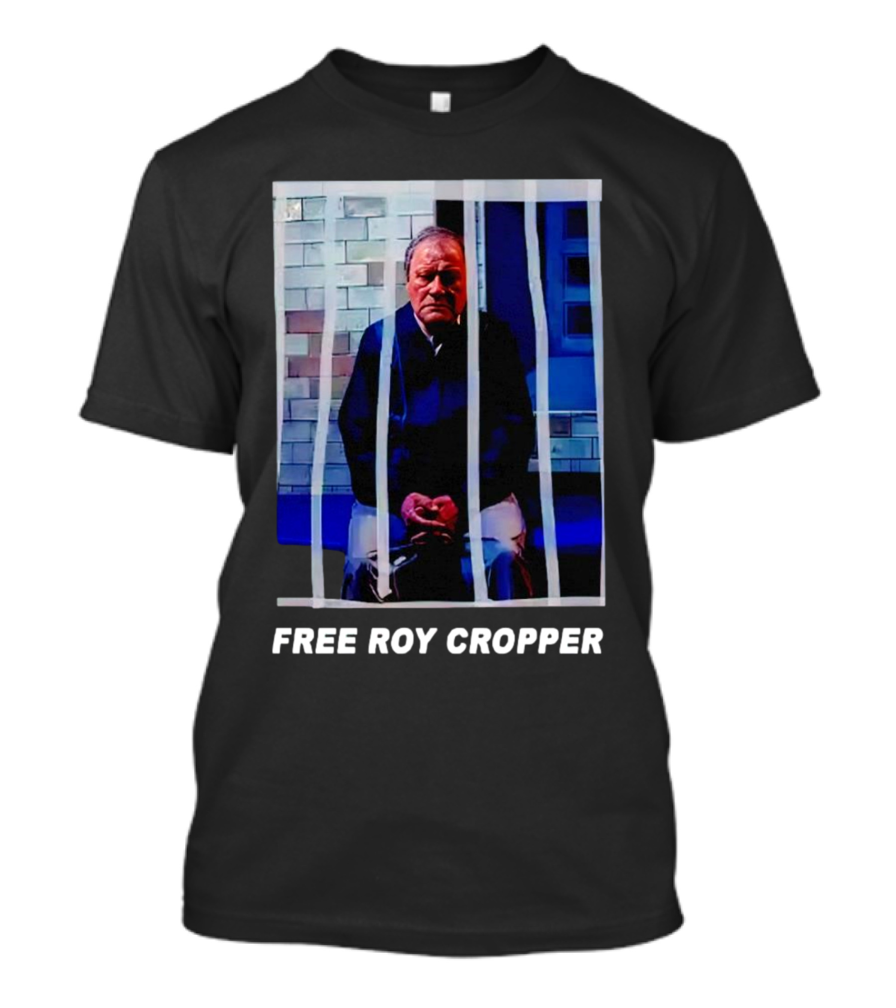 Coronation Street Free Roy Cropper Jail Image T-Shirt