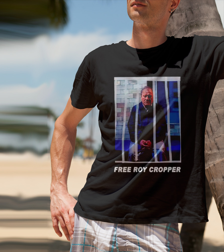 Coronation Street Free Roy Cropper Jail Image T-Shirt