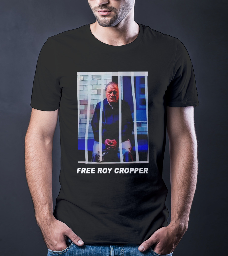 Coronation Street Free Roy Cropper Jail Image T-Shirt