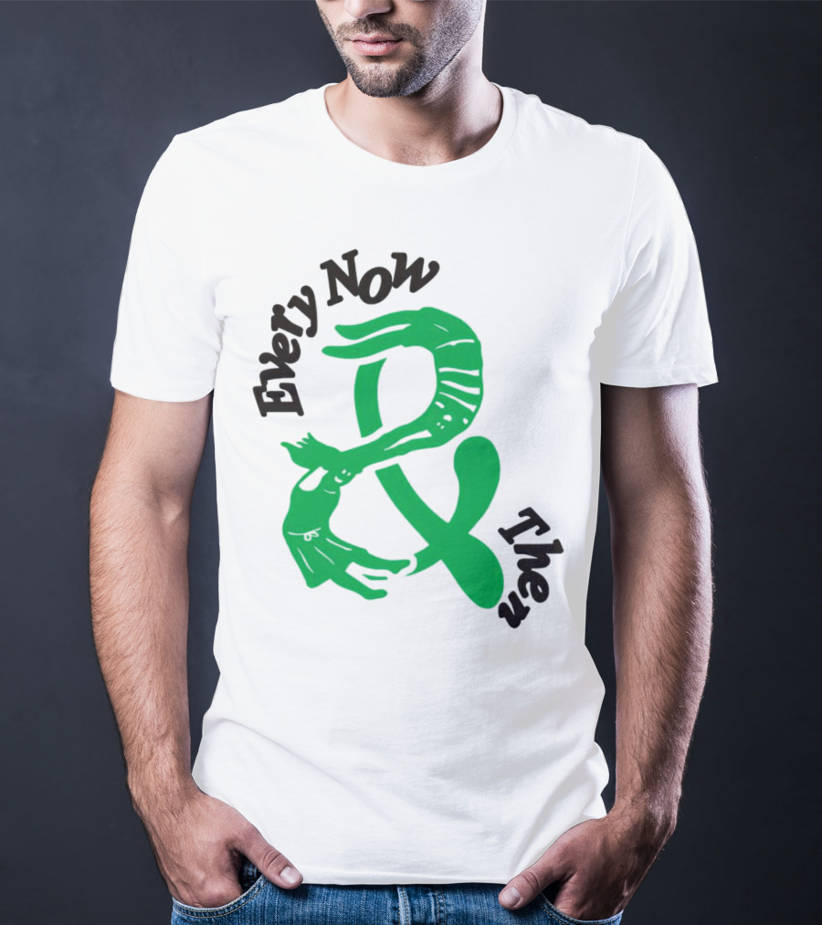 Every Now And Then Skeleton Green Dance T-Shirt