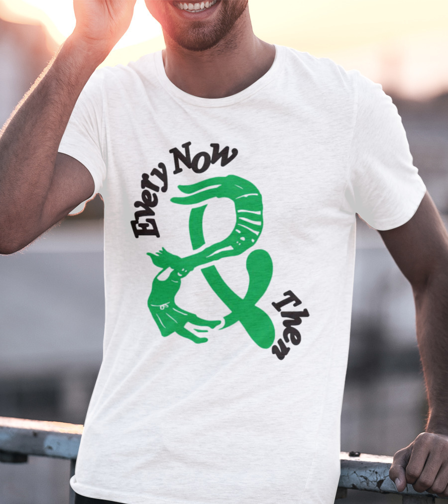 Every Now And Then Skeleton Green Dance T-Shirt