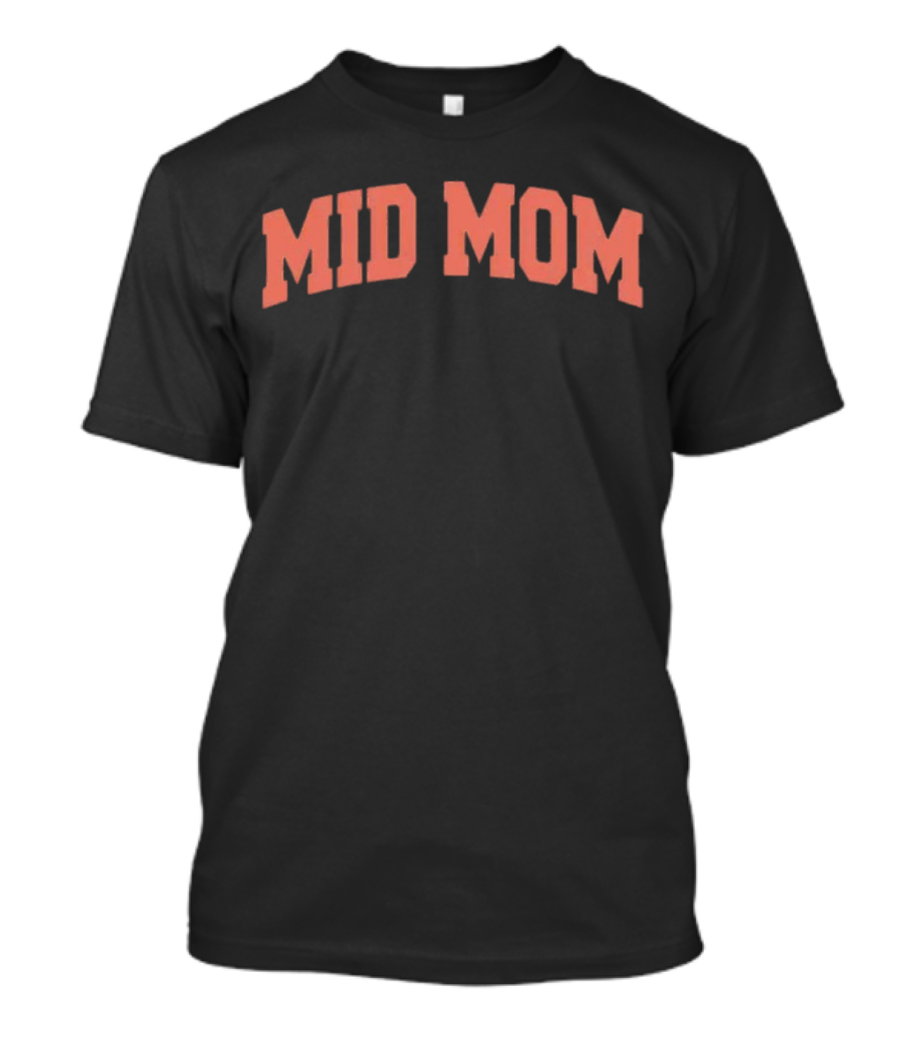 MID MOM Vintage Sports Typography T-Shirt