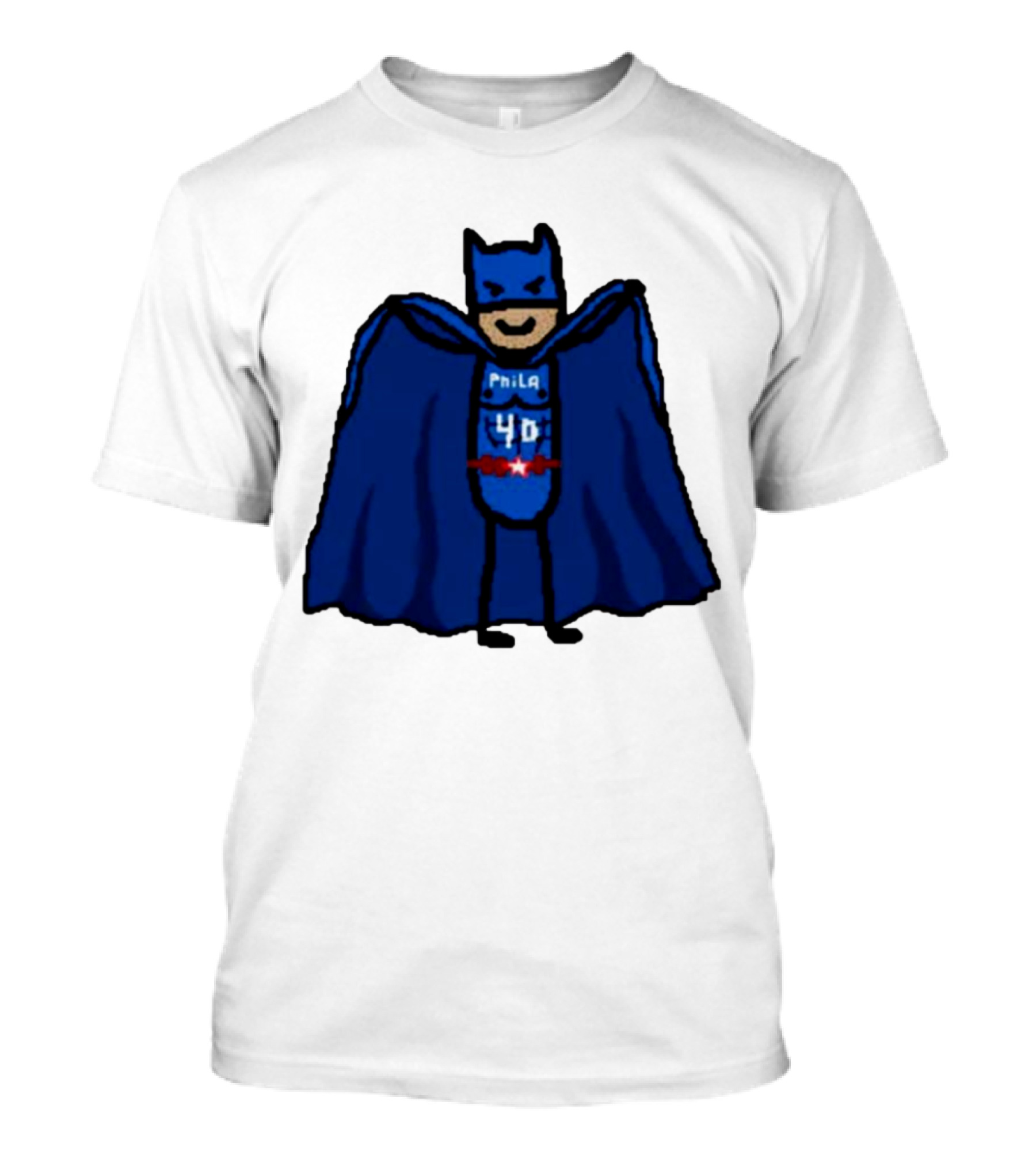 Nicolas Batum Man Batman Phila 40 T-Shirt