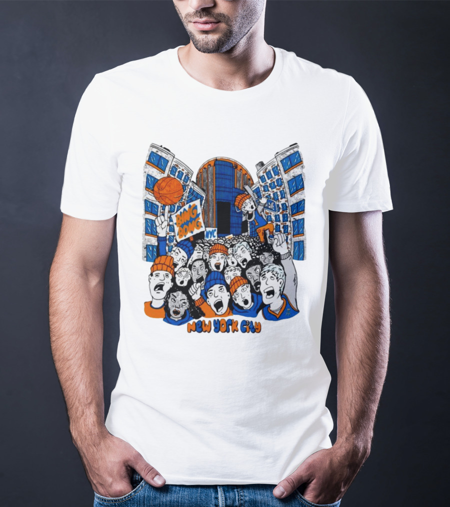 New York City Knicks NBA Bang Bong NYC Basketball Fans T-Shirt