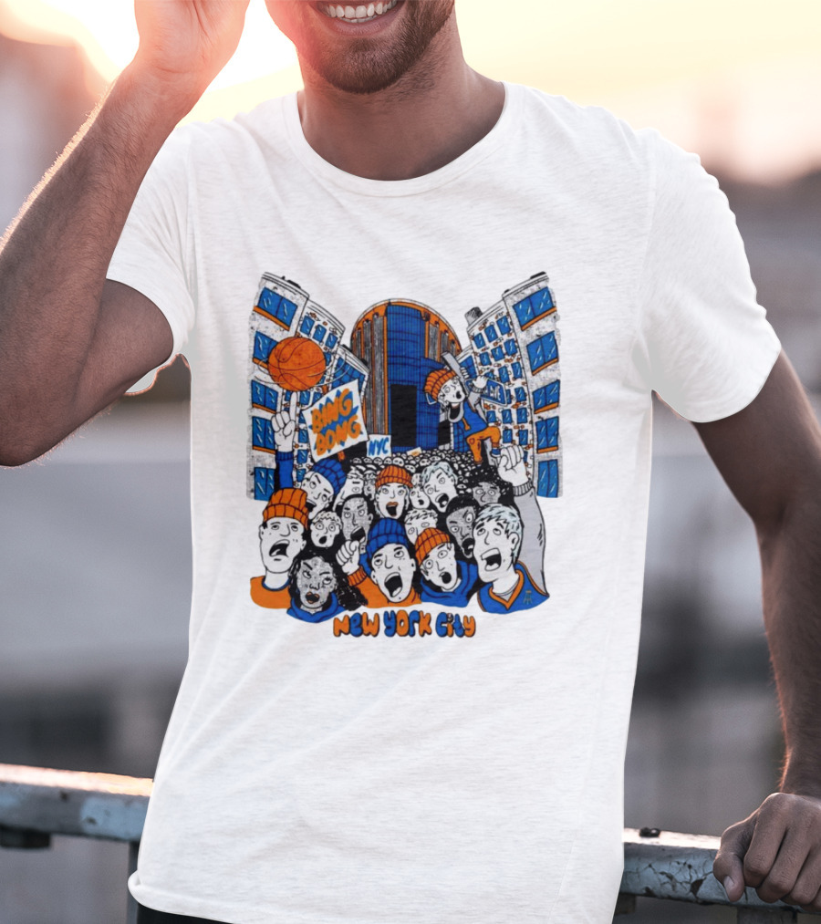 New York City Knicks NBA Bang Bong NYC Basketball Fans T-Shirt