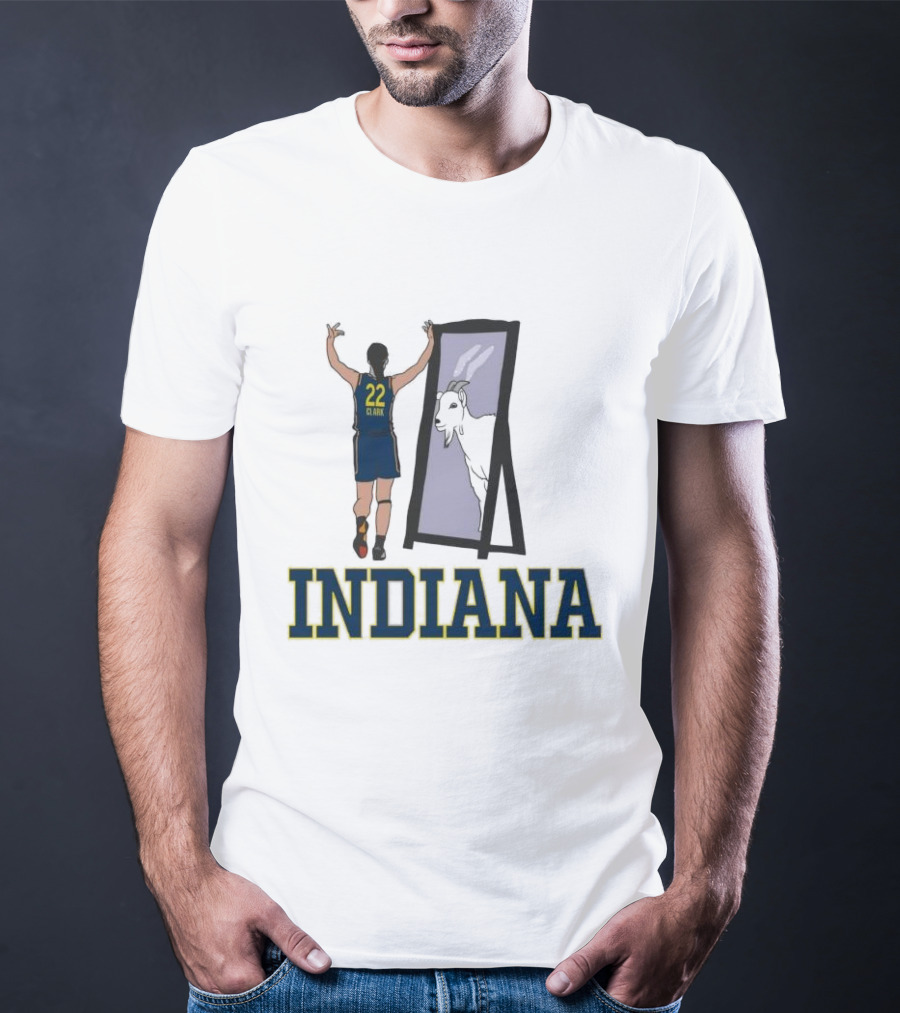 Indiana Caitlin Clark 22 Mirror Goat T-Shirt