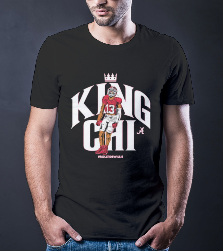 King Chi #RollTideWillie Alabama Crimson Tide T-Shirt