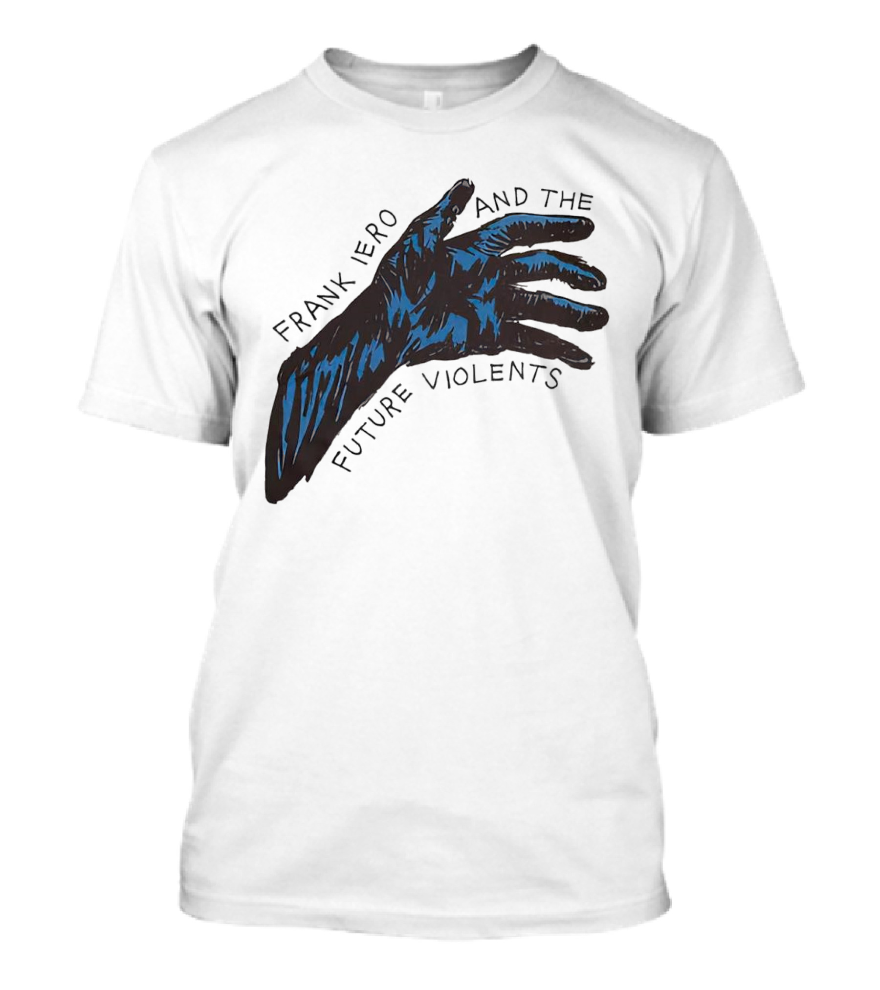Frank Iero And The Future Violents Blue Hand T-Shirt