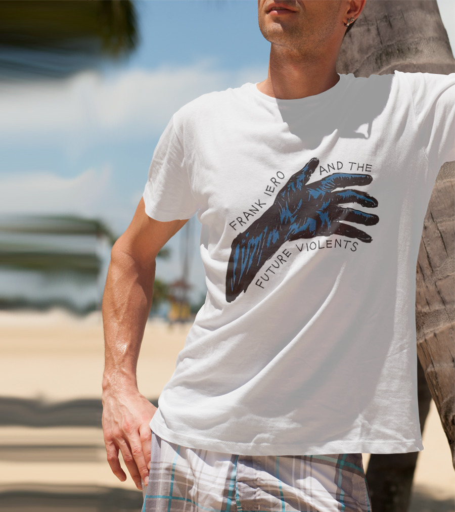 Frank Iero And The Future Violents Blue Hand T-Shirt