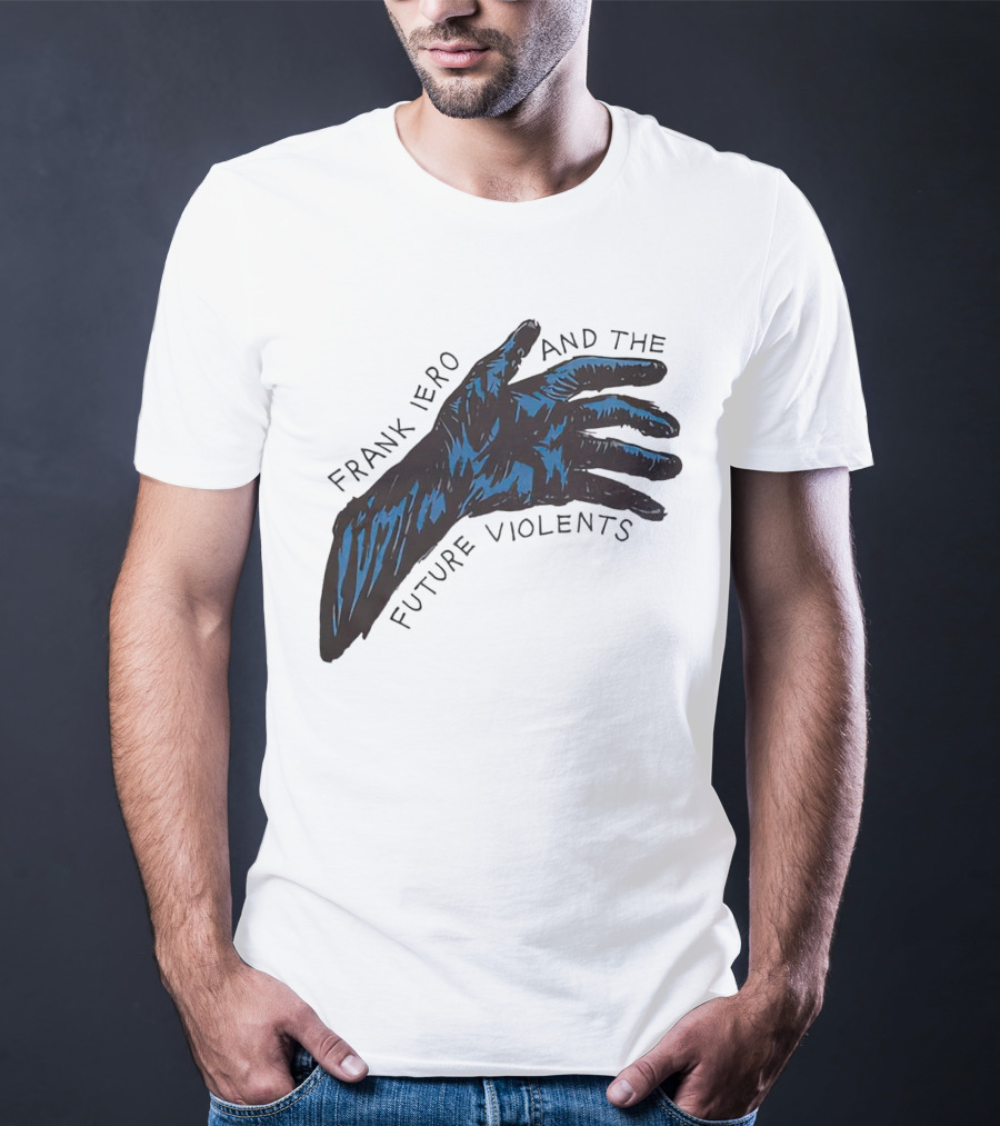 Frank Iero And The Future Violents Blue Hand T-Shirt