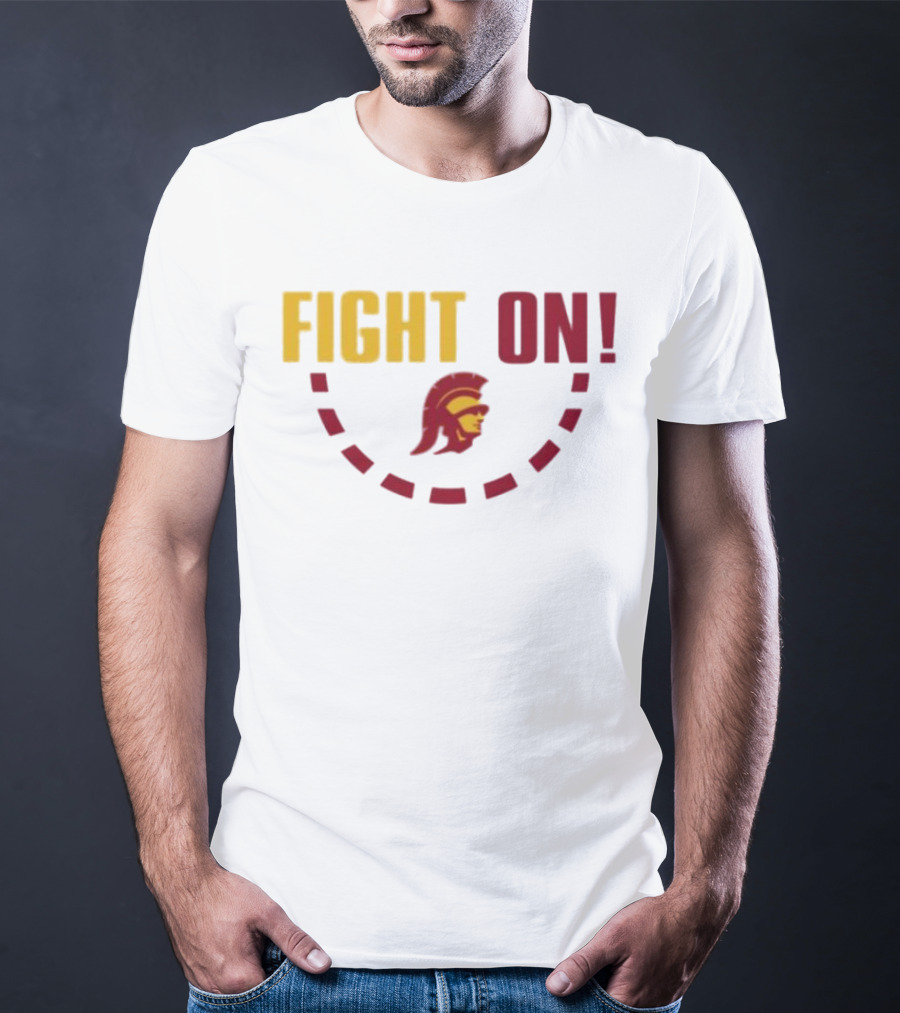 FIGHT ON USC Trojans Trojan Head T-Shirt