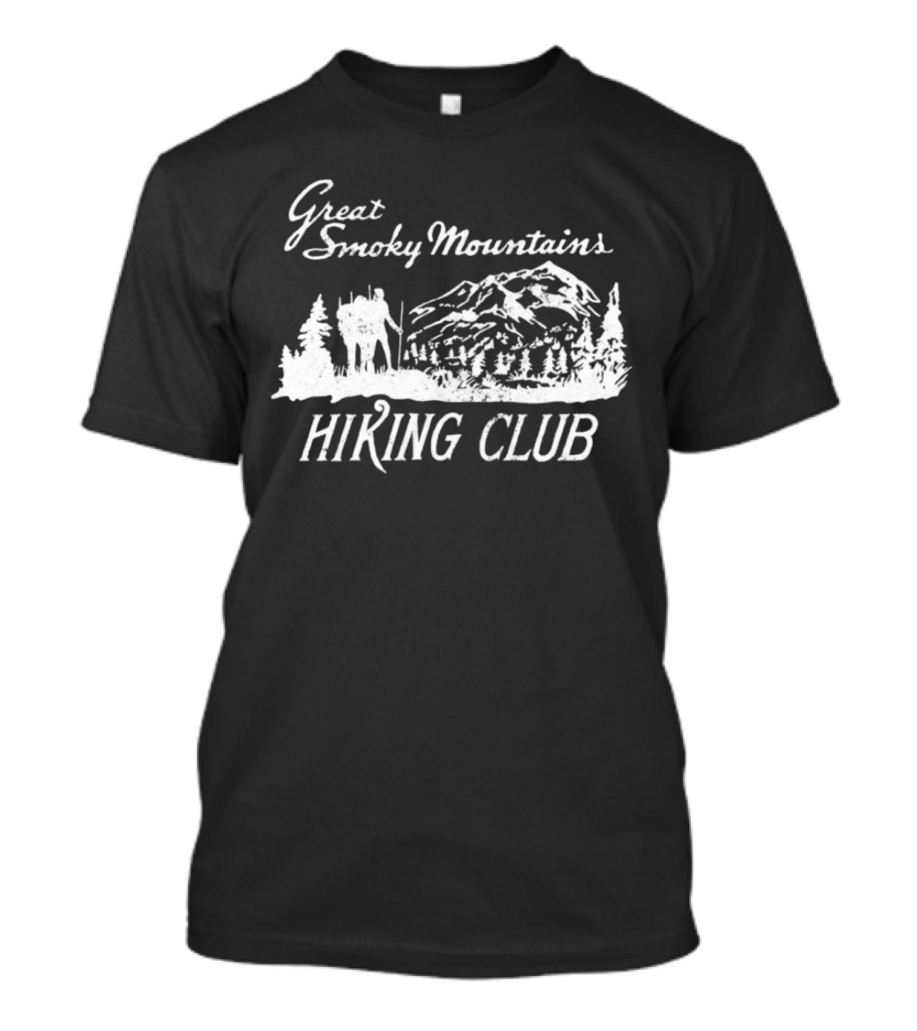Great Smoky Mountains Hiking Club Scenic Mountain Adventure T-Shirt