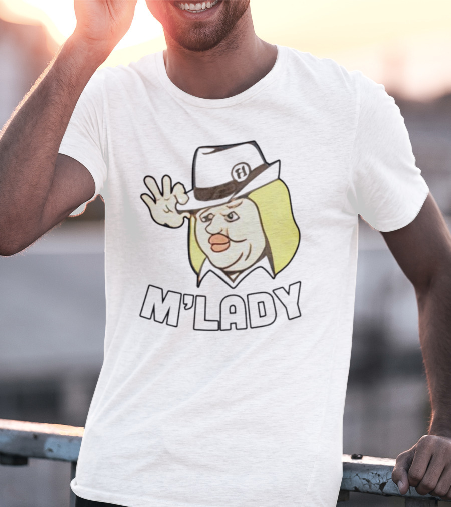 Elyse Willems M'Lady Cartoon Fedora Memes T-Shirt