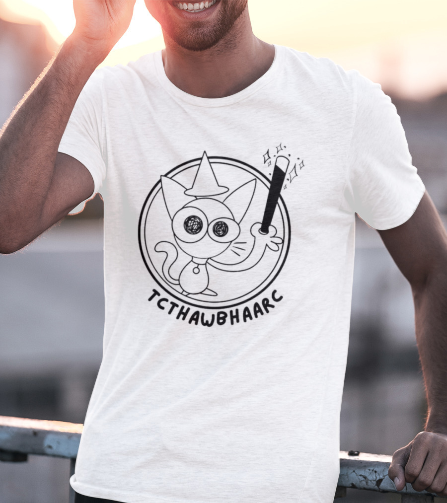 TCTHAWBHAARC Cat Wizard Magic Wand T-Shirt