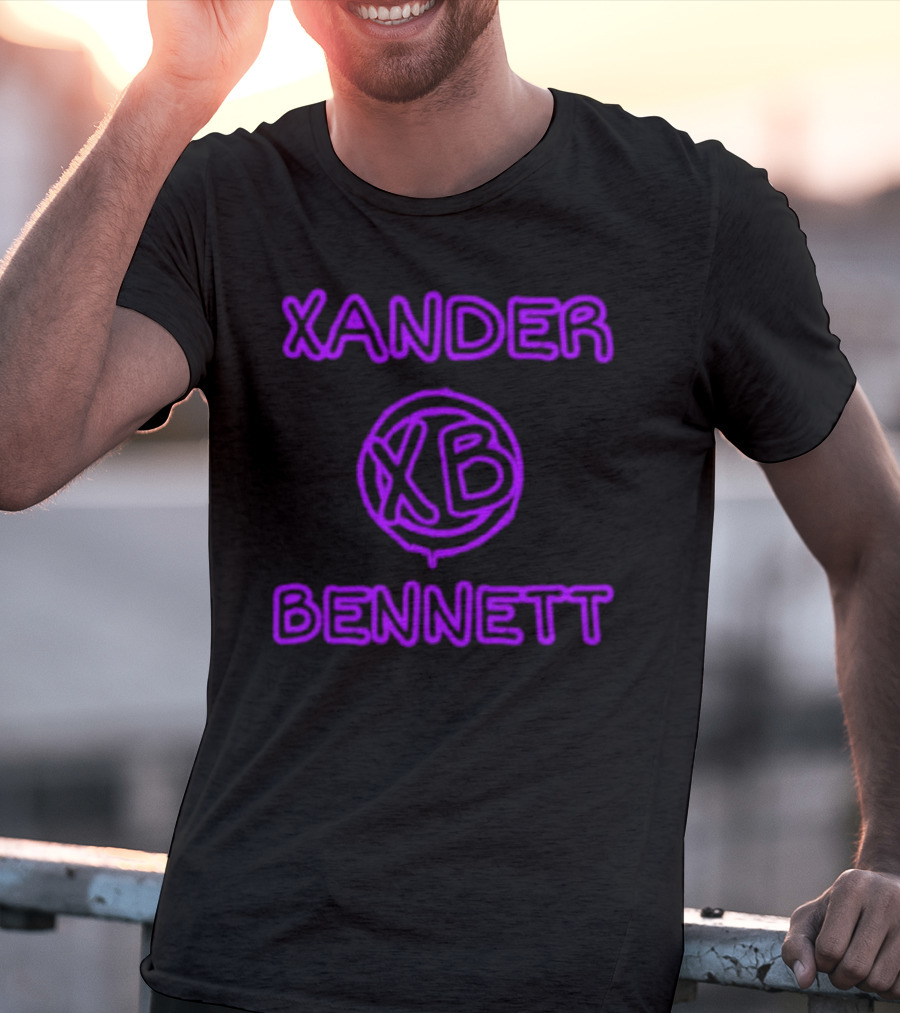 Xander Bennett XB Drip Neon Circle T-Shirt