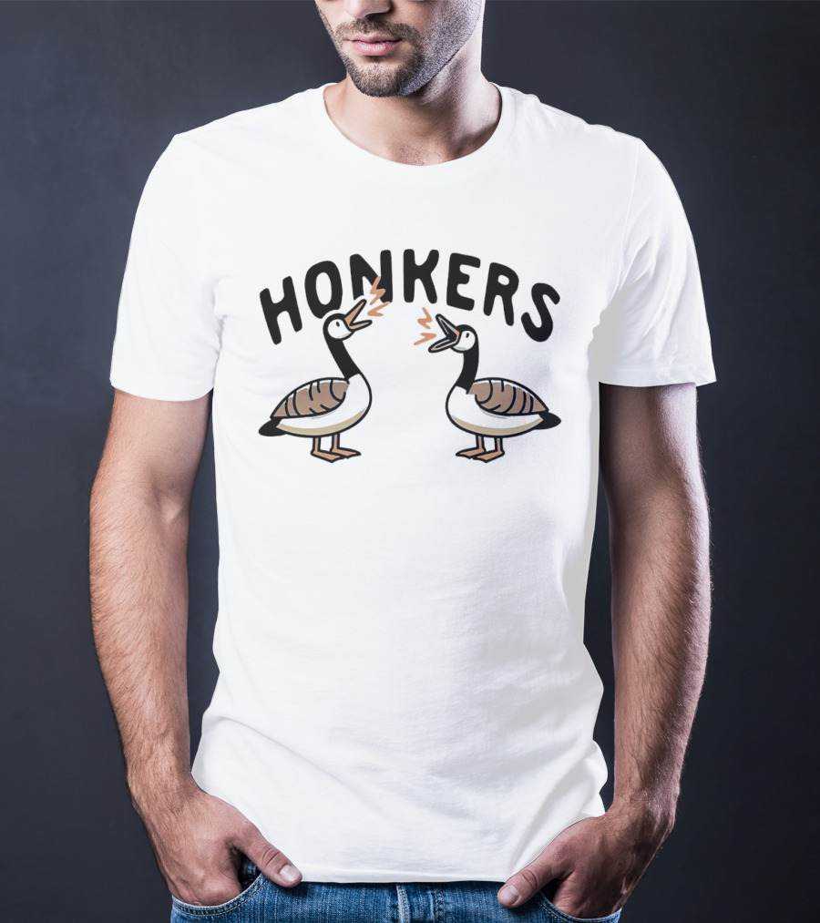 HONKERS Ducks Geese Cartoon Humor T-Shirt