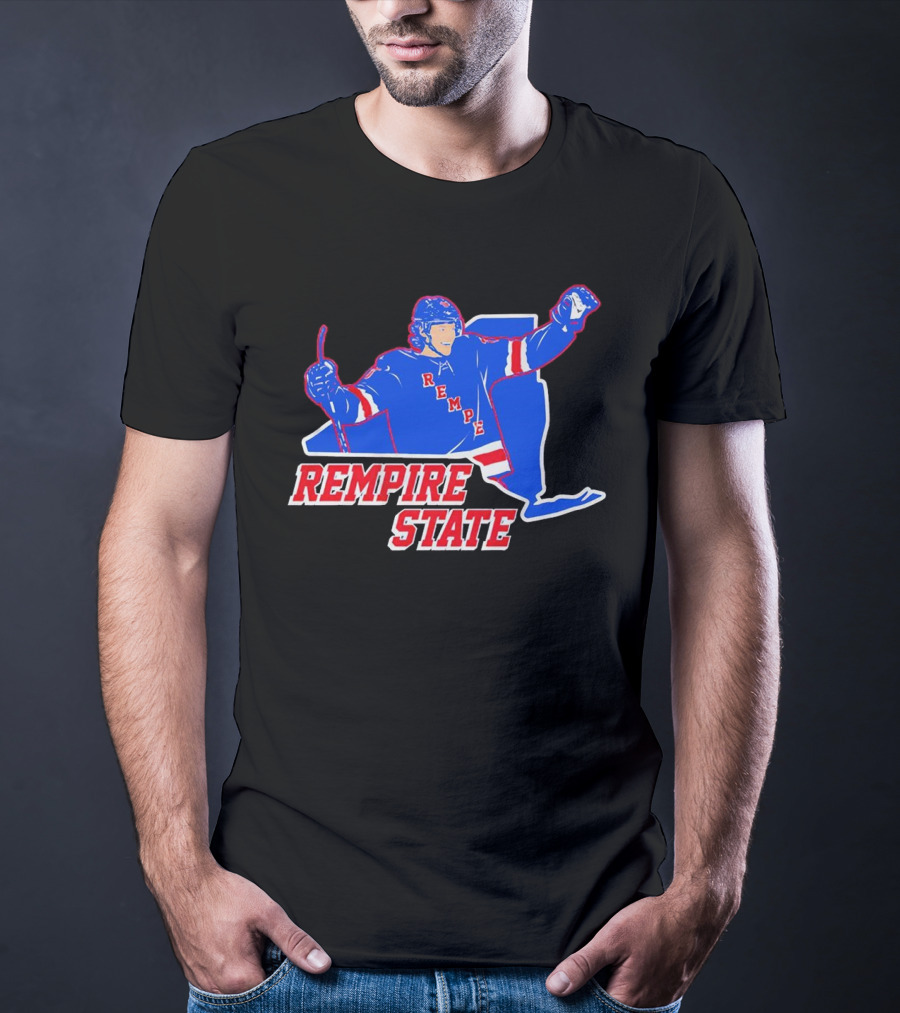 Matt Rempe Rempire State Hockey New York Rangers T-Shirt