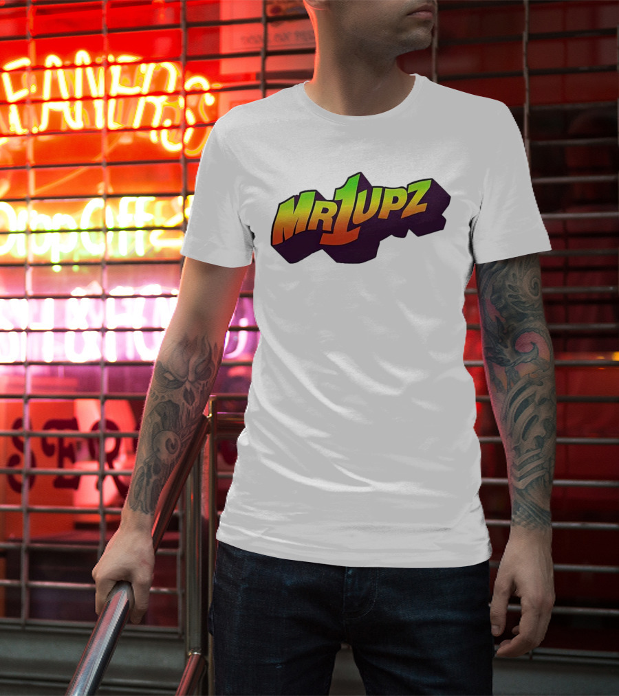 Mr1upz Shagadelic Retro Gradient Text T-Shirt