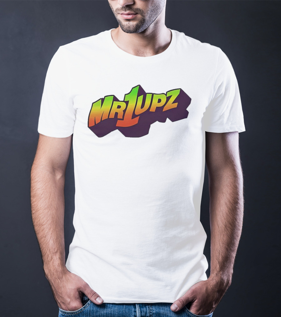 Mr1upz Shagadelic Retro Gradient Text T-Shirt