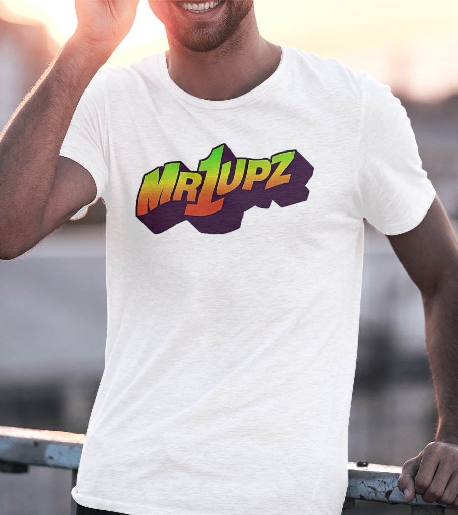 Mr1upz Shagadelic Retro Gradient Text T-Shirt