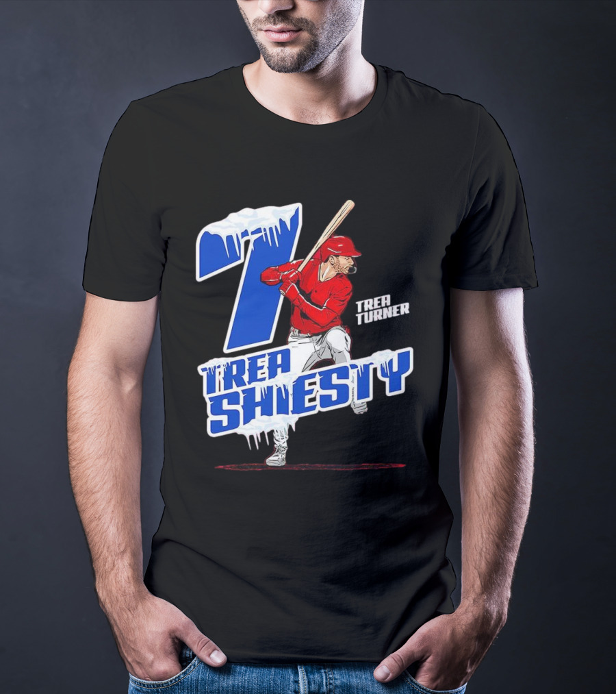 Trea Shiesty 7 Icy Trea Turner Philadelphia Phillies Baseball T-Shirt