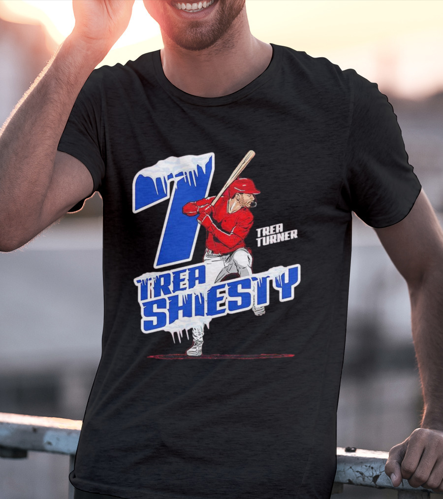 Trea Shiesty 7 Icy Trea Turner Philadelphia Phillies Baseball T-Shirt