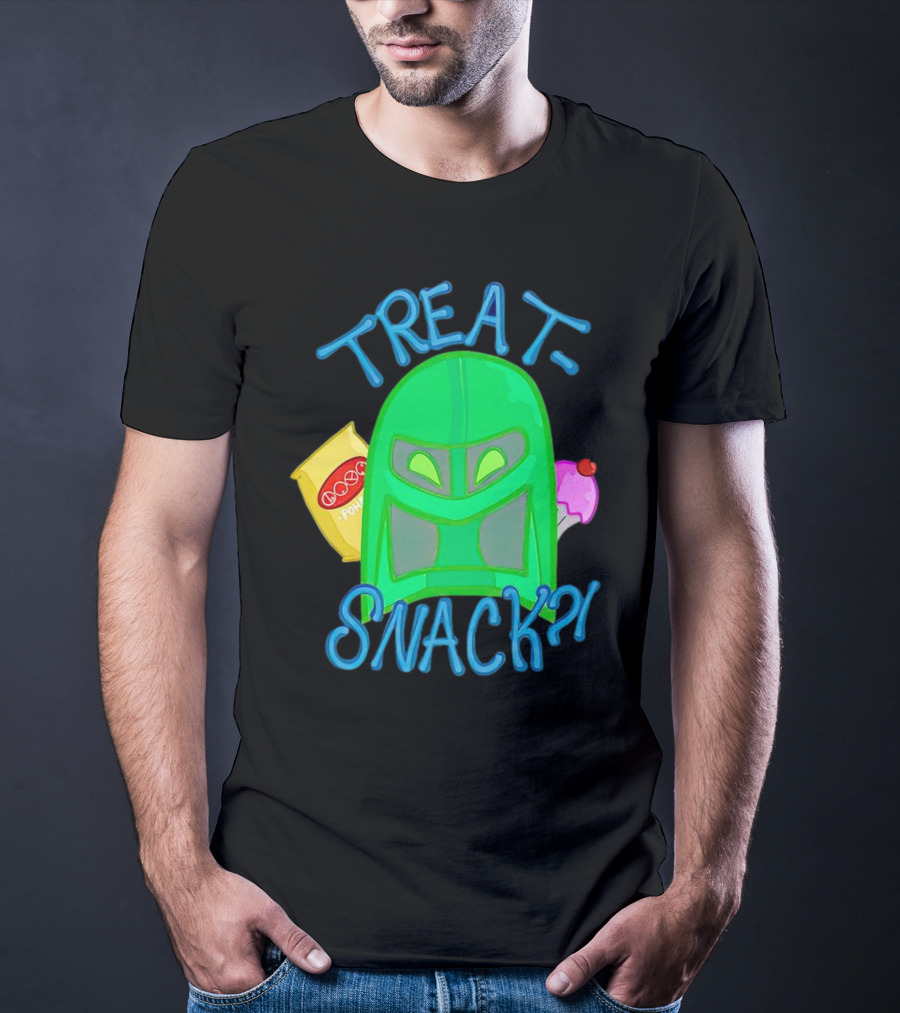 Treat Snack Helmet With Ice Cream And Space Snacks T-Shirt