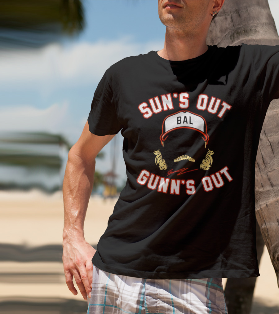 Gunnar Henderson Sun’s Out Gunn’s Out BAL Cap T-Shirt