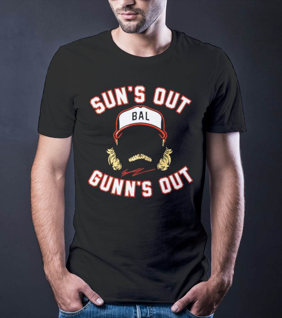 Gunnar Henderson Sun’s Out Gunn’s Out BAL Cap T-Shirt