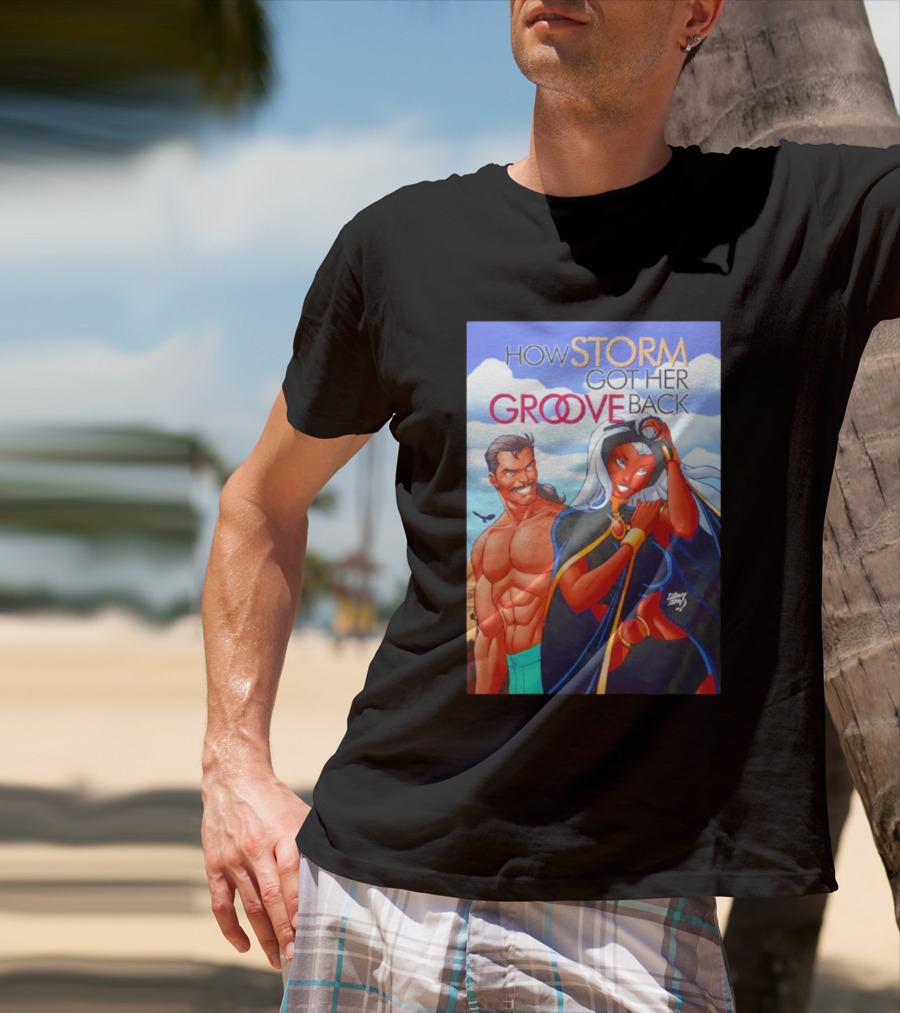 How Storm Got Her Groove Back Comic Style Cover T-Shirt