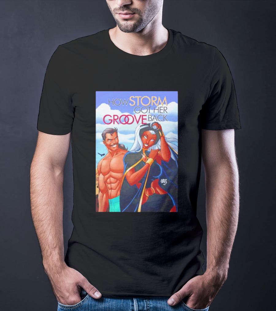 How Storm Got Her Groove Back Comic Style Cover T-Shirt