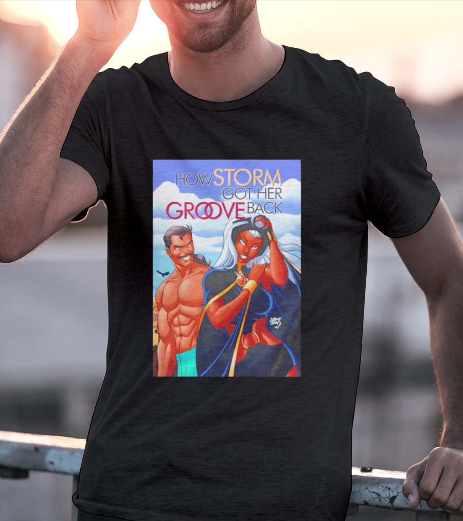 How Storm Got Her Groove Back Comic Style Cover T-Shirt