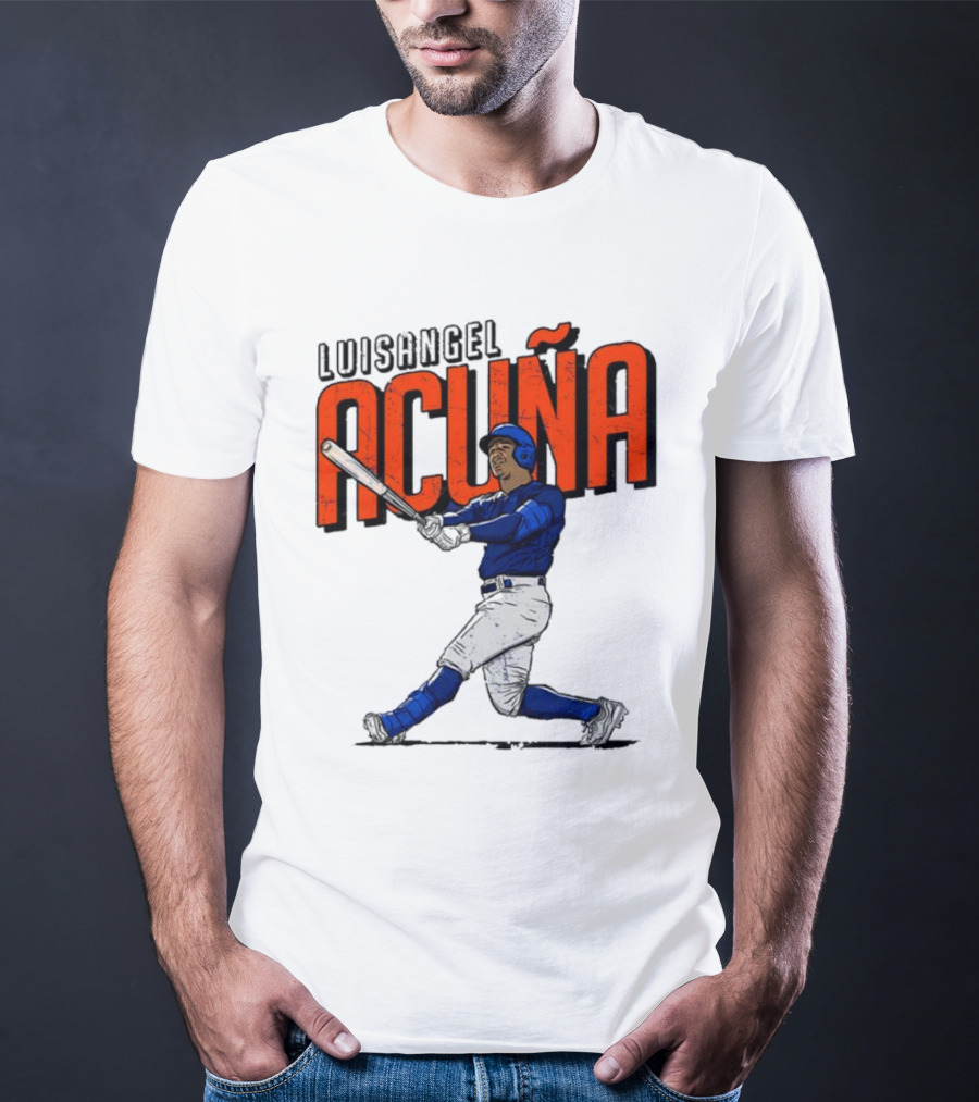 Luisangel Acuna Baseball Hitter Action T-Shirt