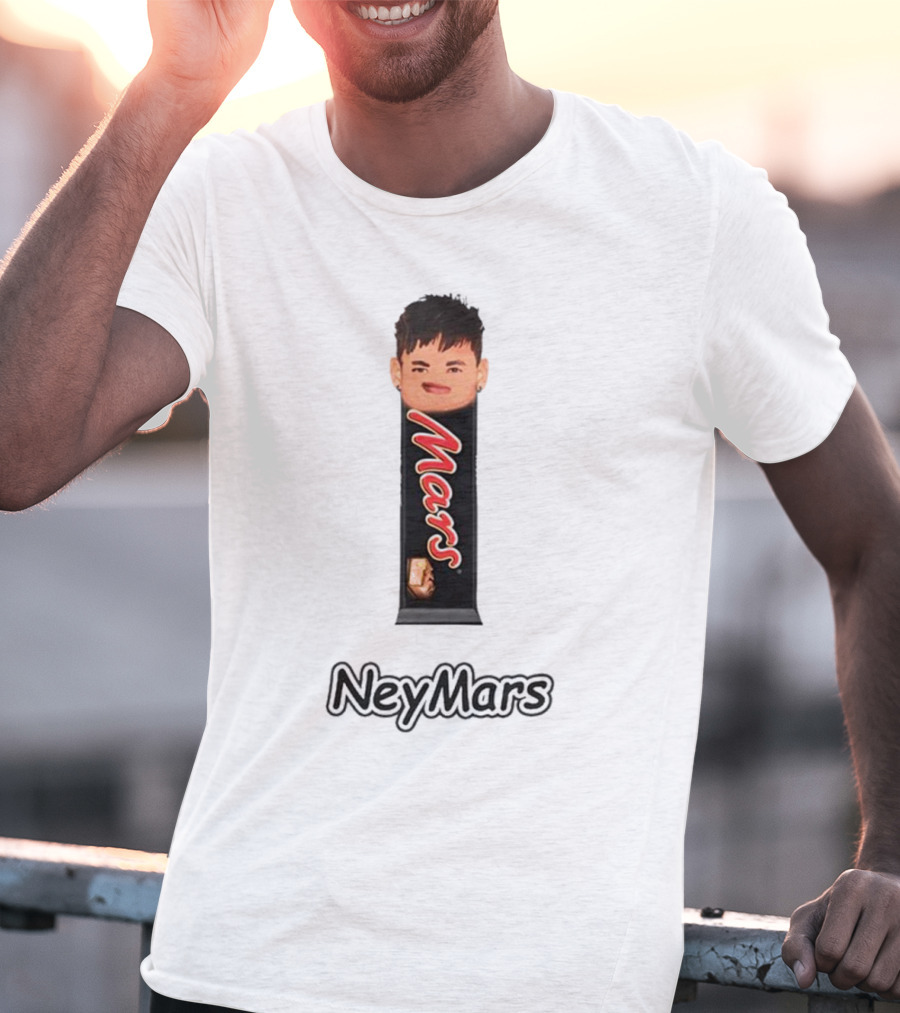 NeyMars Mars Candy Parody Football Star Mashup T-Shirt