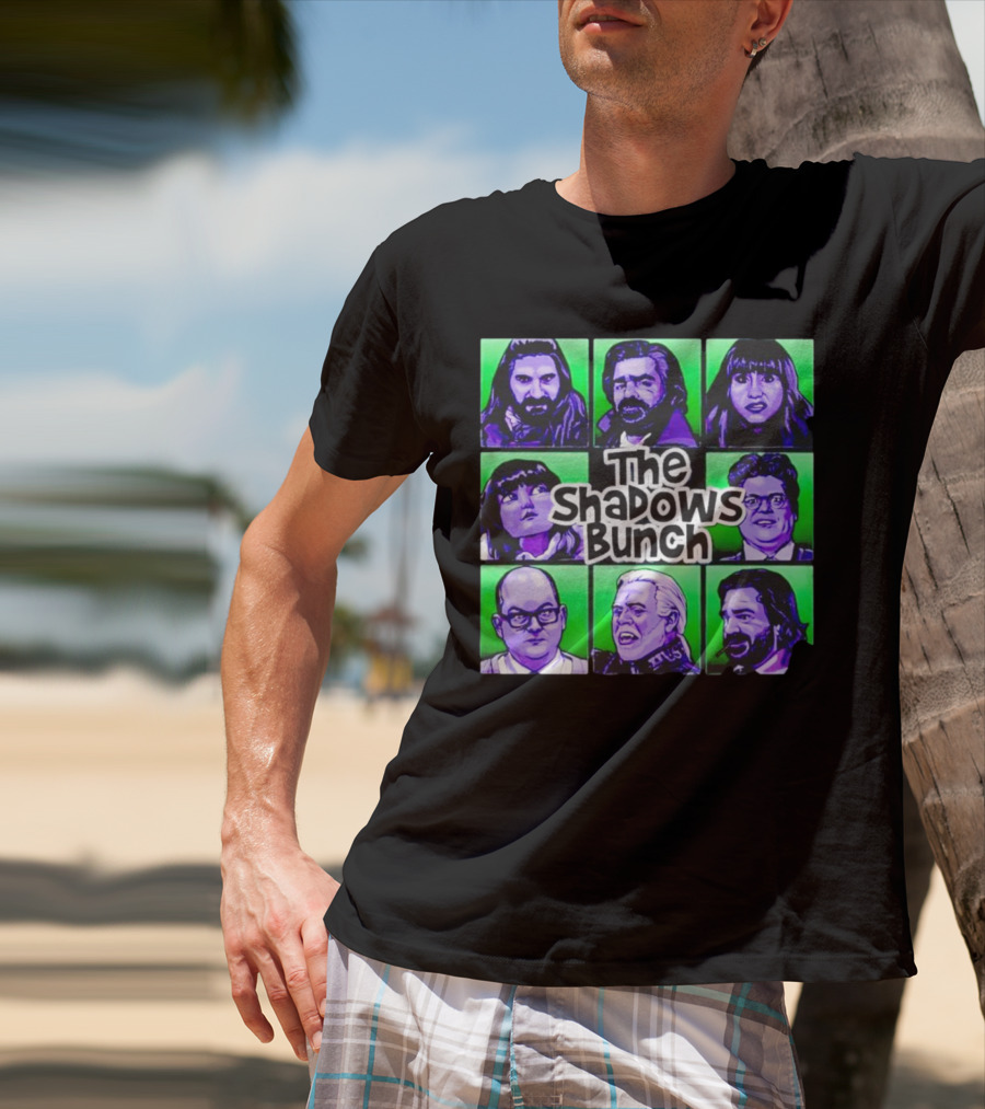 The Shadows Bunch Characters Pop Art Collage T-Shirt