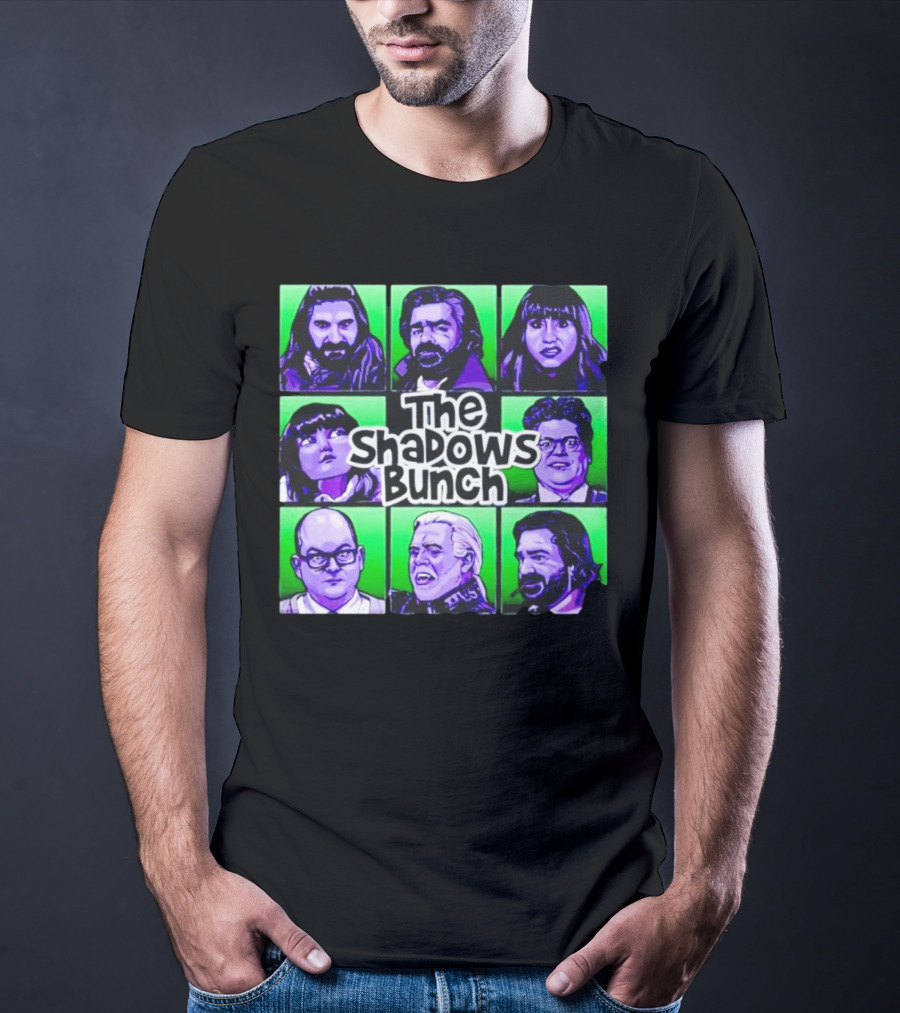 The Shadows Bunch Characters Pop Art Collage T-Shirt