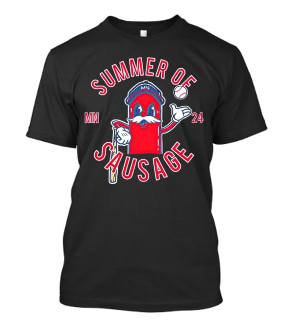 Summer Of Sausage MN Baseball Mascot 24 T-Shirt
