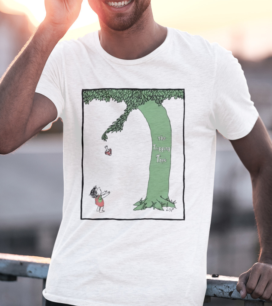 The Tripping Tree Heart Exchange Green Animation T-Shirt